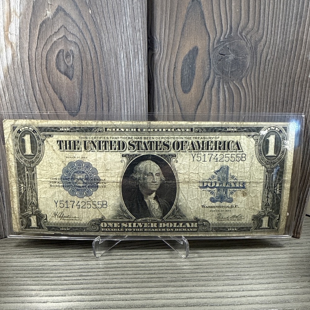 1923 $1 Silver Certificate Horse Blanket Large Size Note - Fr#327 - Blue Seal‎